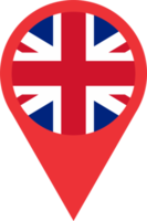 Inglaterra bandeira PIN mapa localização png