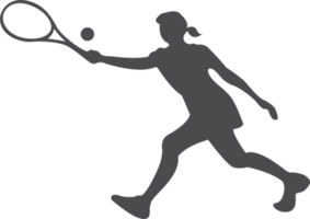 The girl tennis player PNG