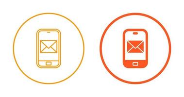 Smartphone mail Vector Icon