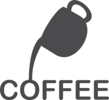 café tasse logo icône png