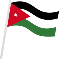 Jordan flag PNG