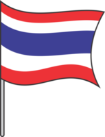 thailand flagga ikon png