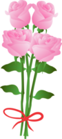rosa reste sig blomma png