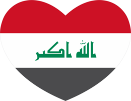 irag Flagge Herz gestalten png