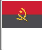 Angola flag PNG