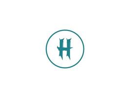 moderno letra h logo diseño vector