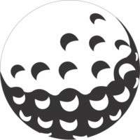 The golf  ball PNG