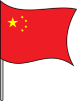 China bandera png