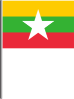 Myanmar-Flagge png