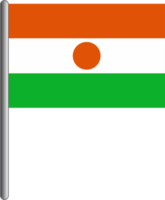 Niger vlag PNG