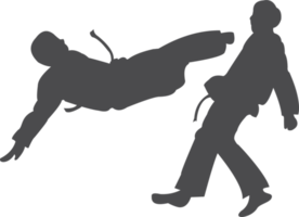 taekwondo silhouette icona png