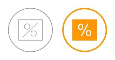 Percentage Vector Icon