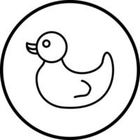 Duckling Vector Icon Style