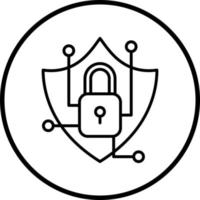 Cyber Security Vector Icon Style