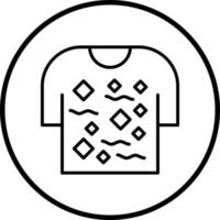 camisa vector icono estilo