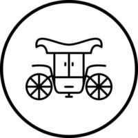 Carriage Vector Icon Style