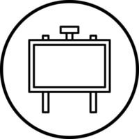 Signboard Vector Icon Style
