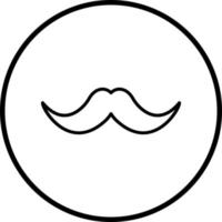 Moustache Vector Icon Style
