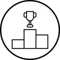 Podium Vector Icon Style