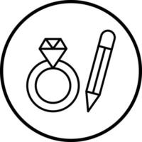 Jewelry Design Vector Icon Style