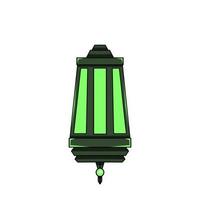 Islamic lantern icon, illustration of a lantern with an elegant concept, suitable for Ramadan and Eid designs vector