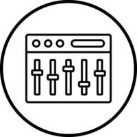 Mixer Vector Icon Style