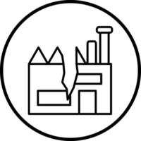 Factory Breakdown Vector Icon Style