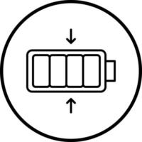 Small Battery Vector Icon Style