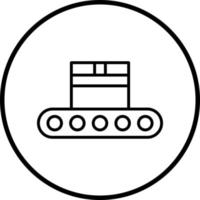 Conveyor Vector Icon Style