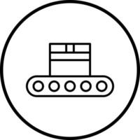 Conveyor Vector Icon Style