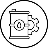 Oil Industry Vector Icon Style