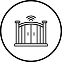 Smart Gate Vector Icon Style