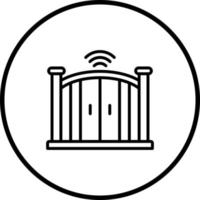 Smart Gate Vector Icon Style