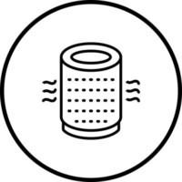 Air Purifier Vector Icon Style