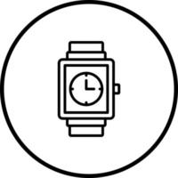 reloj inteligente vector icono estilo