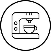 Coffee Maker Vector Icon Style