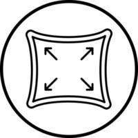 Fabric Elasticity Vector Icon Style