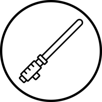 Light Saber Vector Icon Style