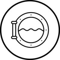 Porthole Vector Icon Style