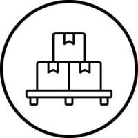 Pallet Vector Icon Style