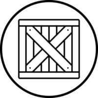 Crate Vector Icon Style