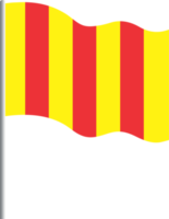 Jaune et Orange drapeau png