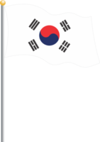 Korea vlag PNG