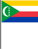 Komoren Flagge png