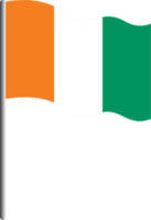 Cote d'ivoire flag PNG