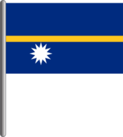 Nauru-Flagge png