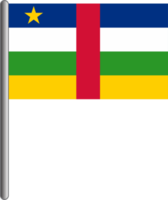 centraal Afrikaanse republiek vlag PNG