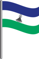 Lesotho-Flagge png