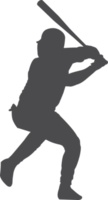 base-ball joueur silhouette png