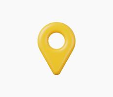 3d Realistic Location map pin GPS pointer markers vector illustration